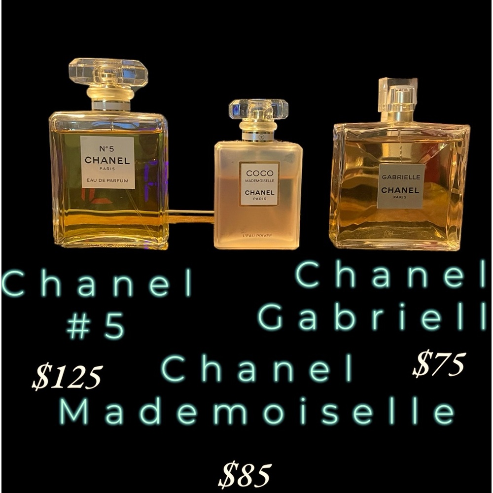 Almost full Chanel perfumes